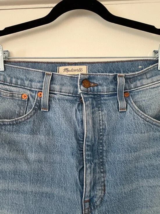 Madewell Balloon Jeans Whistler Wash Size 29 - Picture 4 of 5